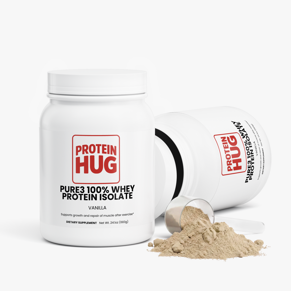 Pure3 100% Whey Protein Isolate (Vanilla)